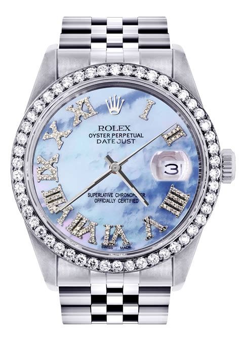 rolex mother of.pearl|rolex datejust 36 with diamonds.